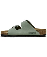 Birkenstock Women's Arizona Big Buckle Nubuck Leather Sandals from Finish Line