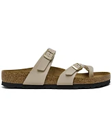 Birkenstock Women's Mayari Birko-Flor Synthetic Leather Sandals from Finish Line