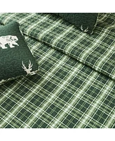 Linery & Co. Deer & Trees Microfiber Quilt Set with Shams