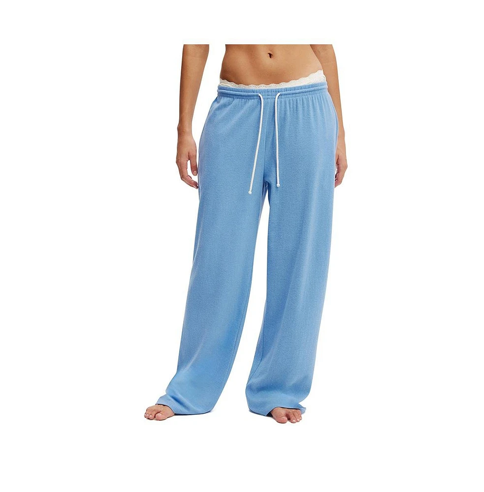 Cotton On Women's Light Weight Super Soft Wide Leg Pant