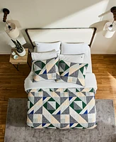 Lacoste Home Signature Cotton 3-Pc. Quilt Set