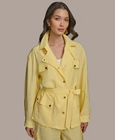 Donna Karan New York Women's Belted Utility Jacket