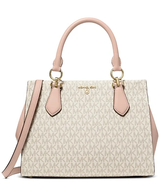 Michael Michael Kors Marilyn Logo Medium Satchel
