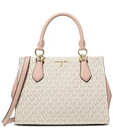Michael Michael Kors Marilyn Logo Medium Satchel