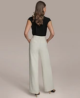 Donna Karan New York Women's Pleated Wide-Leg Pants