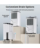 150 Pint 7,000 Sq. Ft Energy Star Dehumidifier with Pump for Extra Large Rooms & Basements