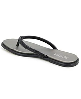 Kenneth Cole Reaction Women's Wynwood Crystal Strap Flat Sandals