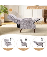 Alexander Traditional Manual Recliner With Variety Fabric
