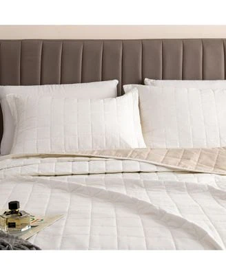 Linery Co. Two Tone Microfiber Quilt Set With Shams