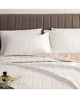 Linery Co. Two Tone Microfiber Quilt Set With Shams