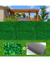 Artificial Green Fence, Strong and Durable Outdoor Fence Waterproof for Outdoor Gardens, Courtyards