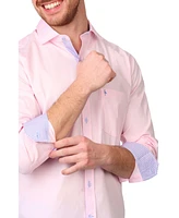 Tailorbyrd Men's Solid Long Sleeve Shirt
