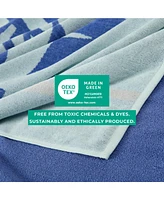 Linery & Co. 100% Cotton Jacquard 2 Pack Summer Beach Towels