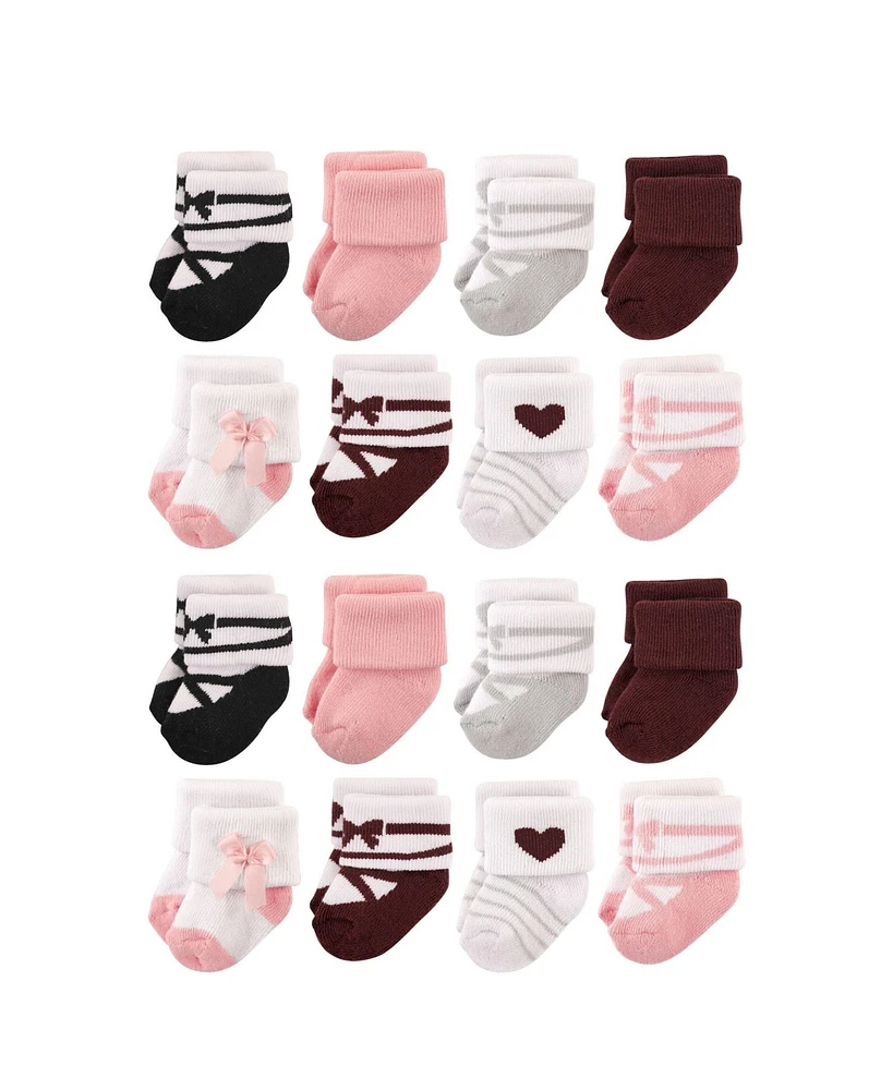 Hudson Baby Boys Cotton Rich Terry Socks -Pack