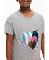 Desigual Girls's Short heart dress