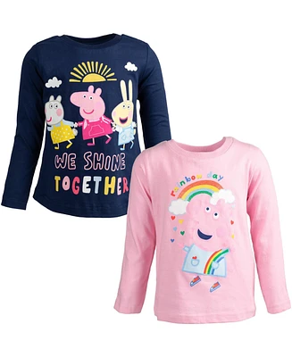 Peppa Pig Toddler Girls 2 Pack T-Shirts