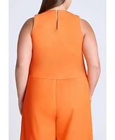 Eloquii Plus Boxy Scoop Neck Crop Tank
