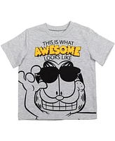 Garfield Boys T-Shirt and Mesh Shorts Outfit Set