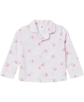 Gerber Baby Girls 2-Piece Button Up Pajama Set, Berries