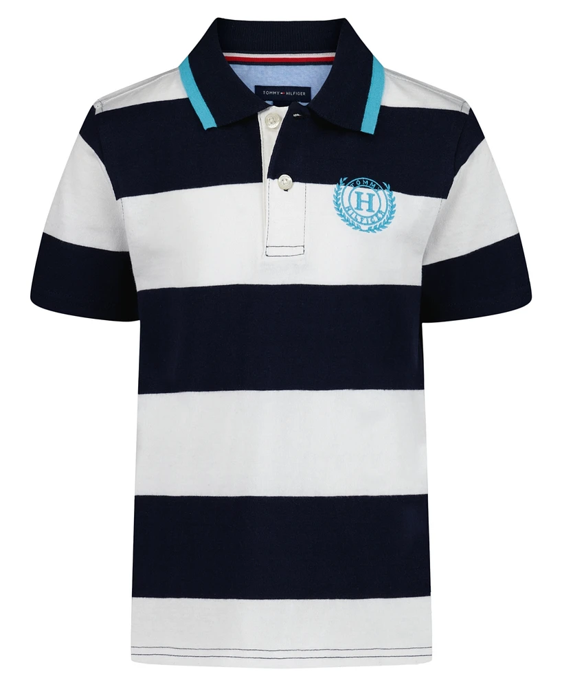 Tommy Hilfiger Toddler and Little Boys Mariner Stripe Polo Shirt