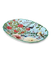 Certified International Flora Oval Platter