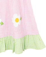 Rare Editions Toddler and Little Girls Daisy Seersucker Dress