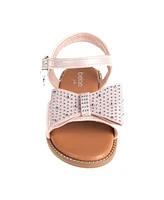 Bebe Little Girls Fashion with Special Rhinestone Bow Sandals
