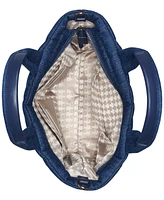 Karl Lagerfeld Paris Voyage Medium Quilted Denim Tote
