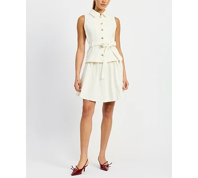 En Saison Women's Oaklynn Denim Mini Dress