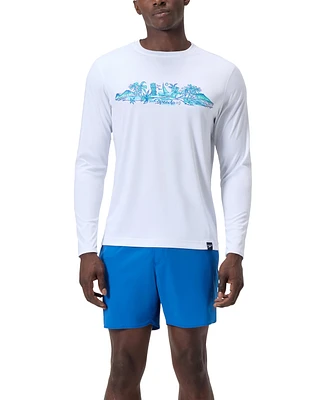 Speedo Men's Long Sleeve Graphic Swim T-Shirt