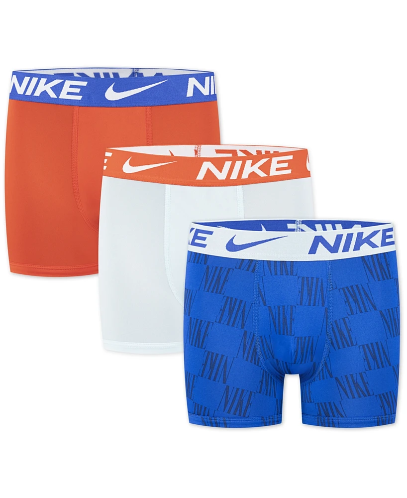 Nike Big Boys Essential Dri-fit Boxer Briefs, Pack of 3