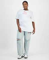 Rebellious One Trendy Plus Cherry Graphic T-Shirt