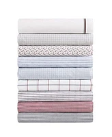 Tommy Hilfiger Printed 200 Thread Count Cotton Percale Sheet Set