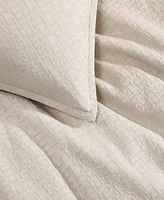Tommy Hilfiger Monogram Matelasse 3-Pc. Duvet Cover Set