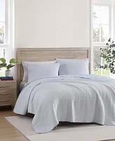 Tommy Hilfiger Ithaca Stripe Cotton Reversible -Pc. Quilt Set
