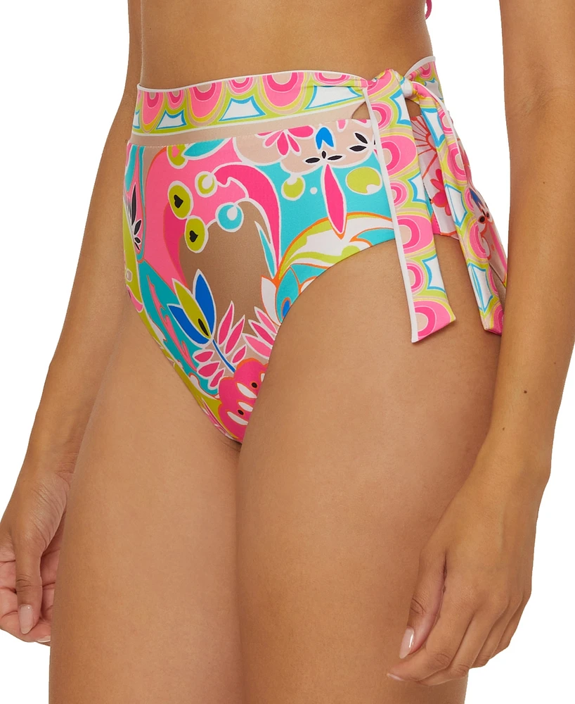 Trina Turk Women's Venus High-Waist Bikini Bottoms