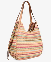 Style & Co Straw Medium 4-Poster Tote