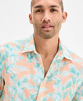 Club Room Men's Leaf-Print Shirt, Exclusively at Macy's