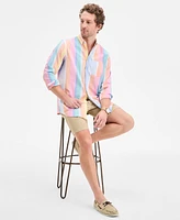 Club Room Men's Stripe Oxford Shirt, Exclusively at Macy's