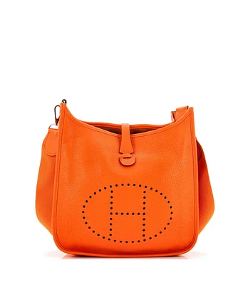 Pre-Owned Hermes Pm Evelyne Bag Gen Ii Clemence