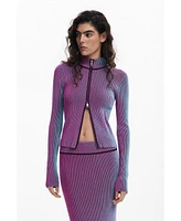 Desigual Women's Vertical striped skirt