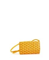 Pre-Owned Goyard Varenne Continental Wallet with Strap Coated Canvas