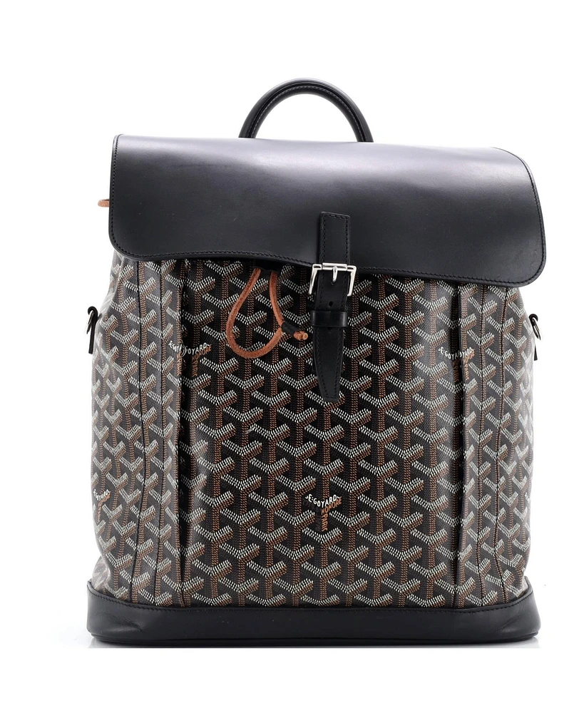 Pre-Owned Goyard Mm Alpin Backpack Coated Canvas