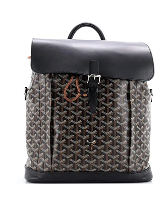 Pre-Owned Goyard Mm Alpin Backpack Coated Canvas