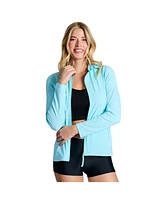 Free Country Women's SunFree Full Zip Upf Sunshirt