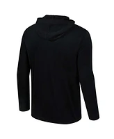 Colosseum Men's Black Kentucky Wildcats Color Pop Active Blend 2-Hit Long Sleeve Hooded T-Shirt