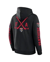 Fanatics Men's Black Florida Panthers Big City Legacy Fleece Pullover Hoodie