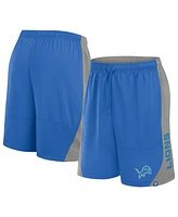Fanatics Men's Blue Detroit Lions No Defense Shorts