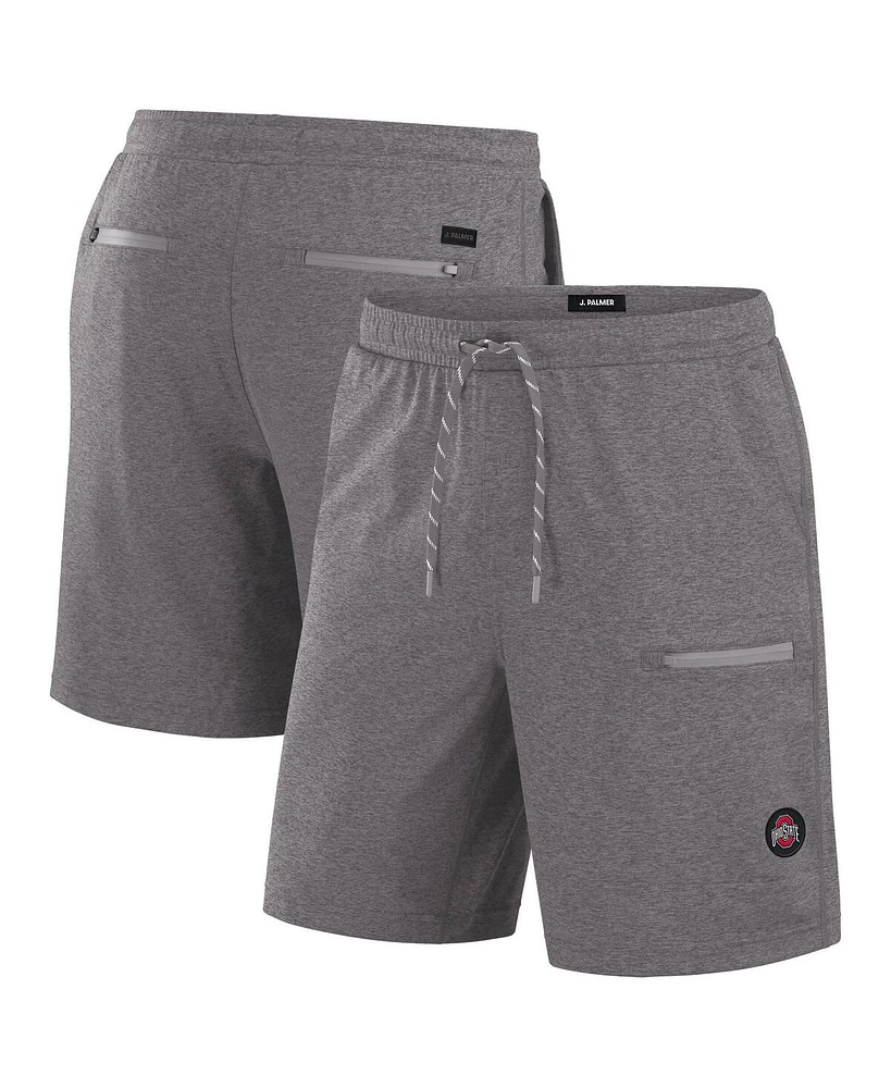 J. Palmer Men's Graphite Ohio State Buckeyes Home Game Shorts