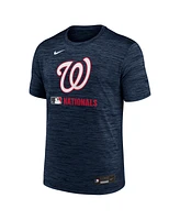 Nike Men's Navy Washington Nationals Authentic Collection Velocity Performance Practice T-Shirt
